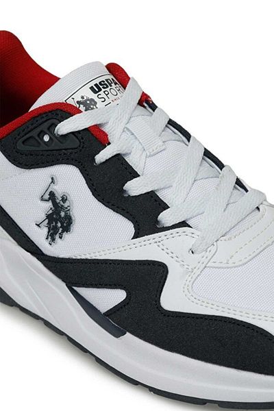 U.S. Polo Assn. 101501848   Husky 4Fx U.S. Polo Assn. Men's Sports Shoes a 101501848   White/Dark Blue/Red