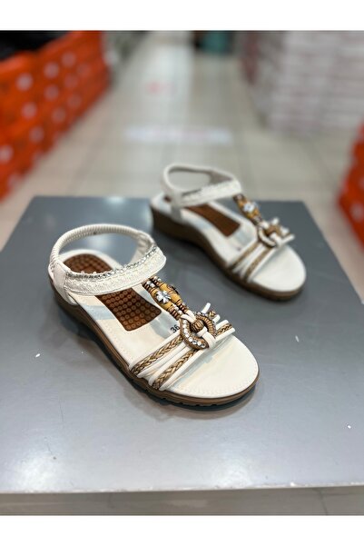 Guja صندل مسطح لتقويم العظام مع إكسسوارات نسائية