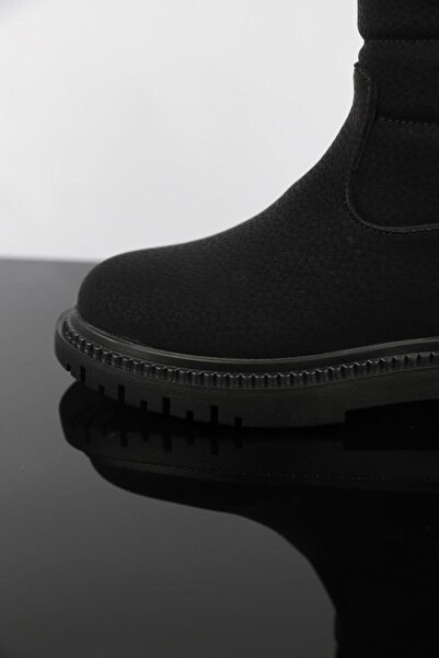 Pinokyo 31-35 Numara Pinokyo Hamburg Kız Çocuk Siyah Renk Bot