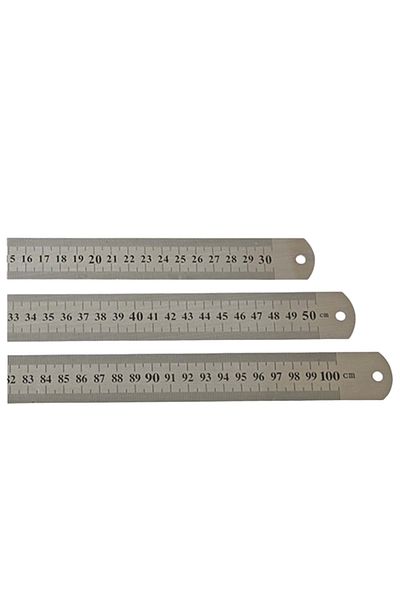 Linea LINEA STEEL RULER SET 3 PIECES (30-50-100 cm)