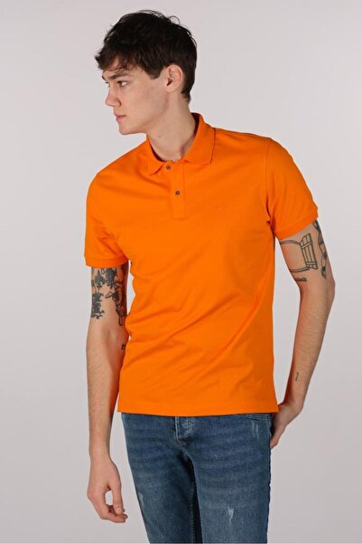 Arma Чоловіча помаранчева футболка з коміром поло Y22374303201