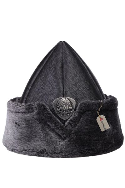 Hediyeleşin BURK, HEART, Traditional Kayi Alpine Hat, Black, KIDS - 2019