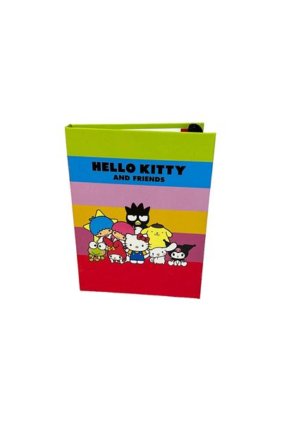 Hello Kitty Hello Kity and Friends Double Colored Notepad with Guard -168.60.02