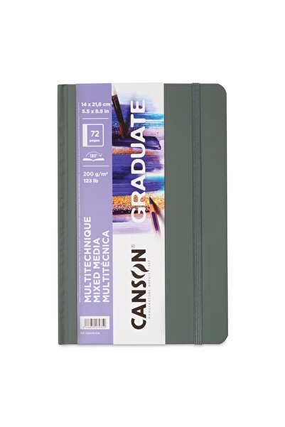 Canson Graduate Mixed Media 14x21.6cm 200gr 36 Yaprak Çok Amaçlı Blok / C3120...