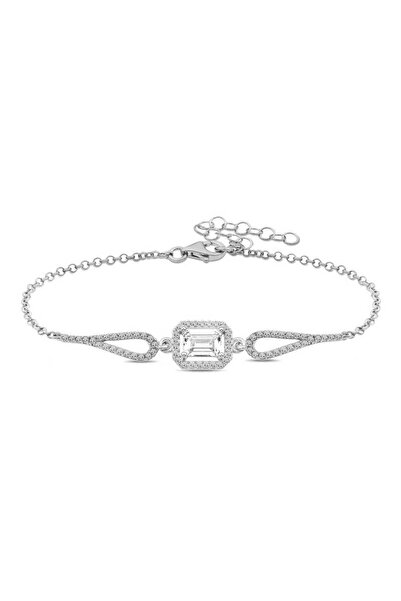 robotrend Silver Baguette Bracelet