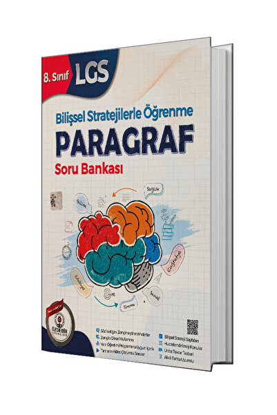 ÖZDEBİR YAYINEVİ 8.Sınıf LGS Paragraf Bilişsel Stratejilerle Öğrenme Soru Bankası Özdebir Yayınları