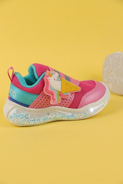 Dudino Pantofi sport pentru fete, roz Dudino Ice Cream Bowie - Mărimea 25-37