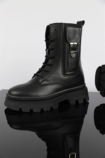 Pinokyo 31-35 Numara Pinokyo Londra Siyah Renk Bot