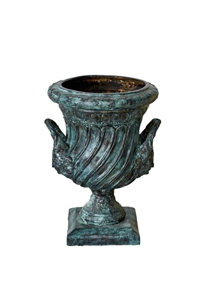 Anadolia Bronz Döküm Pompei Kulplu Saksı