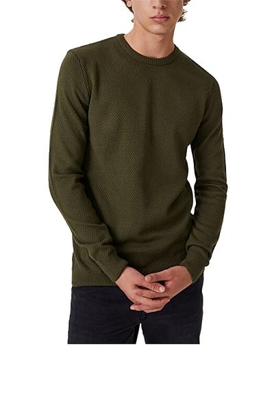 Loft Men's Sweater Lf 2030179   - Khaki Color