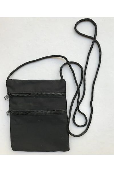 Hediyeleşin Wallet, Cloth Neck Wallet, Money Wallet, Double Pocket, Zippered - 2 Pieces