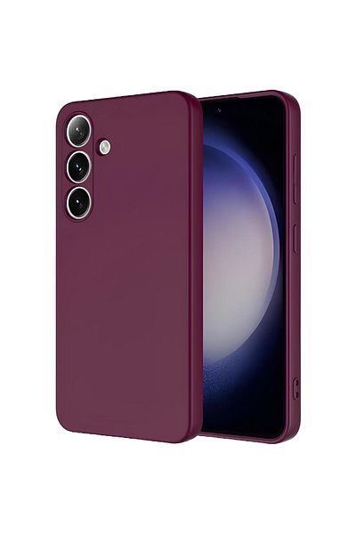 PiyasaSepeti Samsung Galaxy S23 FE Inside Velvet Silicone Case Burgundy