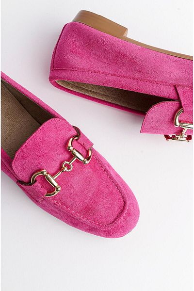 MUGGO Γυναικεία Loafer Casual Παπούτσια Mona Guaranteed Metal Buckle Leather