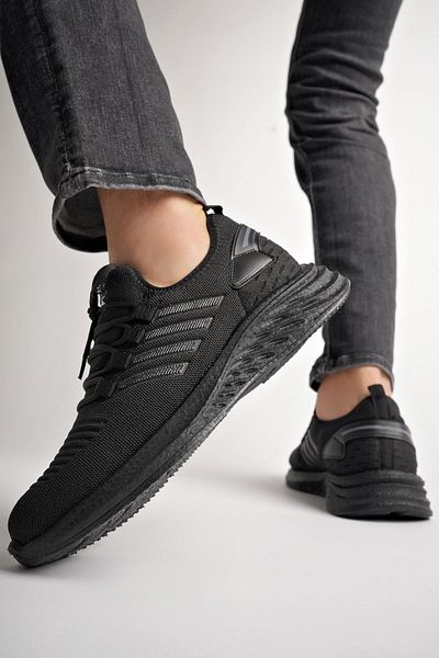 MUGGO Montag Guaranteed Daily Orthopedic Non-Slip Sole Lace-up Striped Men's Sneaker Sports Shoes