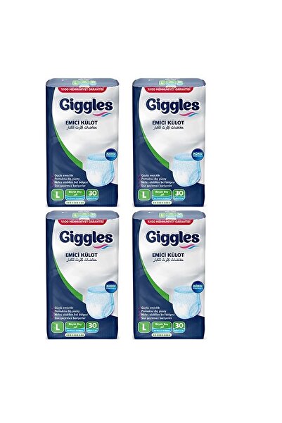 giggles Adult Absorbent Panties Large 30 Pack of 4 (120 PIECES)