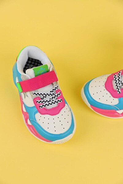 Dudino Size 28-35 Girl's Pink Color Dudino Trend Sports Shoes