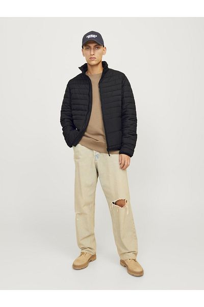 Jack & Jones معطف منتفخ للرجال من Jjestate Noos - قابل للتعبئة، نوع الأكمام، 12256985   أسود
