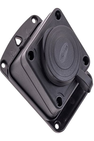 Konza Rubber Grounded Wall Socket Oblique 1x16 Monophase