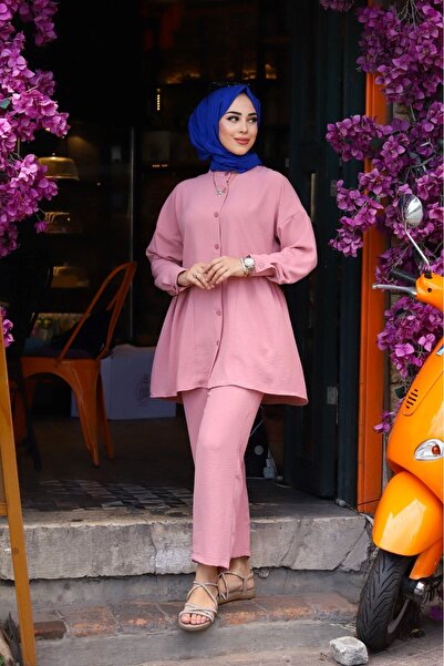 suffemoda Μπροστινό σετ βολάν με κουμπιά