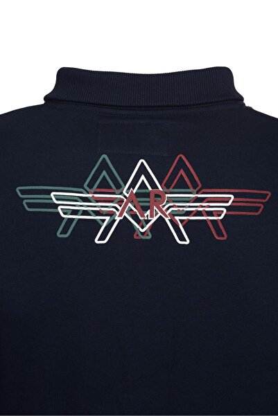 Arma Чоловічий синій світшот на блискавці K21324922701