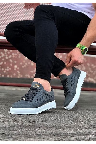 Lisinya Gray Men's Casual Shoes