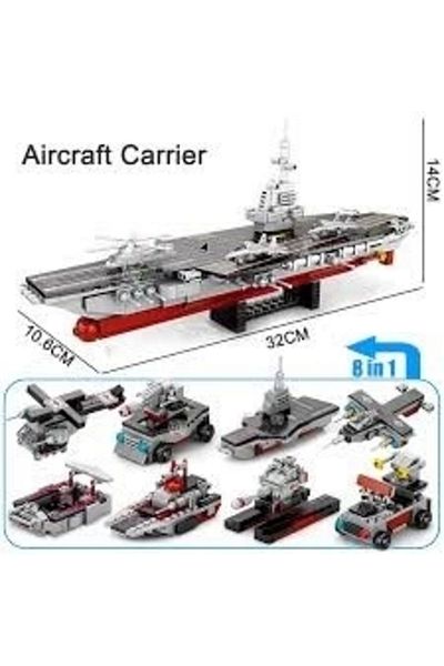 LEGO aircraft Carrier Lego BUilding Blocks Set for ages 6-8 - 546 Pieces