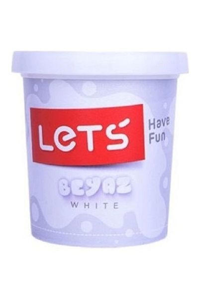 Lets White Single Color Play Dough - 115 gr