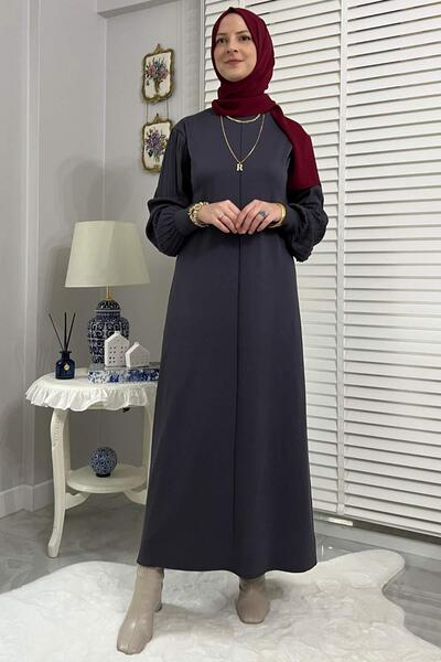 Rabia Şamlı Φόρεμα πλεκτών ρούχων Ecem Anthracite