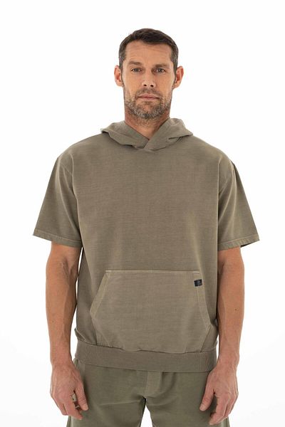 Arma Ανδρικό φούτερ Khaki Oversize Capuchon Y 25254376501