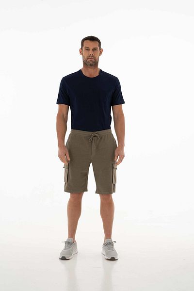 Arma Ανδρικό σορτς Χακί Regular Fit Cargo Pocket Piece Painting K 21504278101