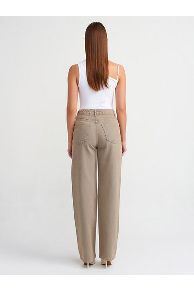 Dilvin Model 71488 - Pantaloni din denim cu talie joasă