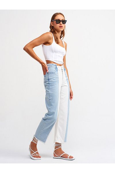 Dilvin 3793 Corset Top-white