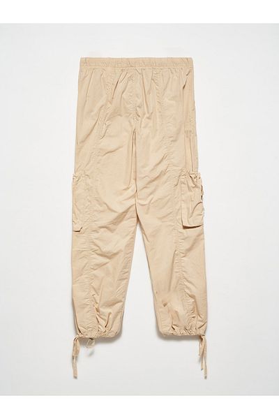 Dilvin 70992 Parachute Trousers-Stone