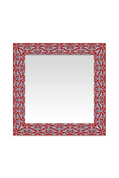 Anadolia Rumi Kırmızı Kare Ayna