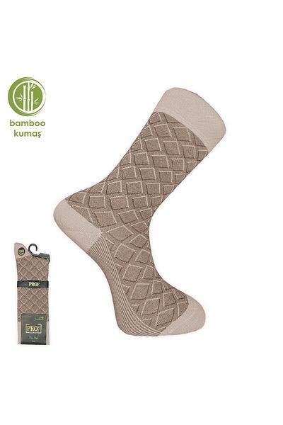 Pro Çorap Мъжки чорапи G.Poti Bamboo, бежови (17005-R1)