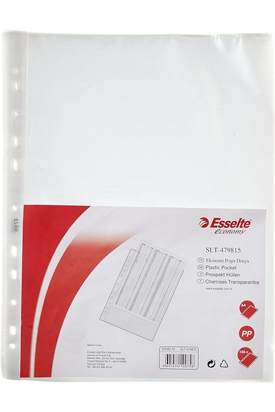 STOREMAX Jvnnshop 479815   Bag File Economy A4 11 Perforation, 100 Pcs, Frosted 646268
