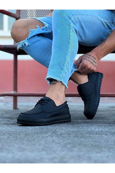 kapsulavm Charcoal Men's Saddle Casual Shoes