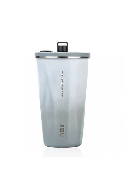 Tyeso Candy Tumbler Vakumlu Paslanmaz Çelik Termos 600 ml Gri