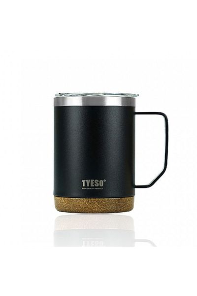 Tyeso Venus Mug Vakumlu Paslanmaz Çelik Termal Kapaklı 530ml Siyah