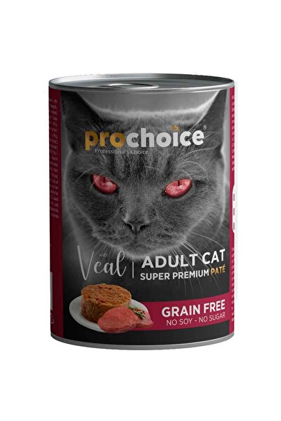 ProChoice Pro Choice Adult Dana Etli Ezme Yetişkin Konserve Kedi Maması 1 Ade...