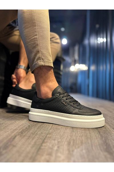 BilfolD Casual Shoes Black (White Sole)