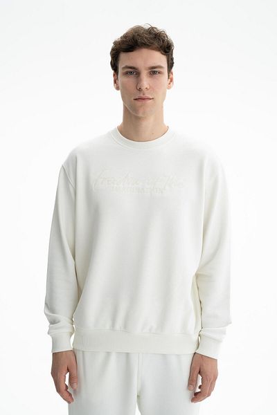 Arma Мъжки суитшърт с кръгло деколте Oversize 3 Thread, без повдигане, K26124601501