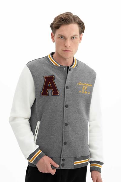 Arma Men's College Coat Sweatshirt - Pockets, Button Closure, Regular Fit K 26264650001