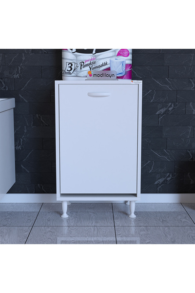 Modilayn SÖKE 50 x 75 x 32,5 cm Çamaşır Hazneli Çok Amaçlı Banyo Dolabı