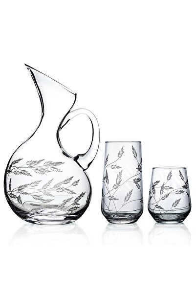 DECOCIA Kazaan 13 Parça Bardak Seti Ördek Karaflı Sürgün Desenli