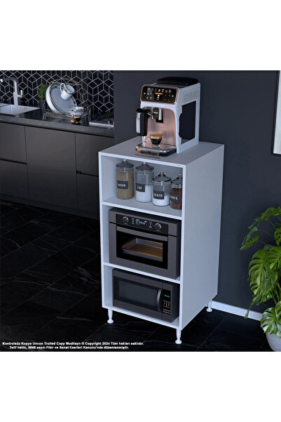 Modilayn Silva 59,6 X 119,2 X 56 Cm Ankastre Fırın Ve Mutfak Dolabı