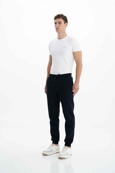 Arma Ανδρικό Navy Blue Regular Fit Basic 3 νημάτων ανυψωμένο στενό πόδι ελαστικό φούτερ K 26174680001