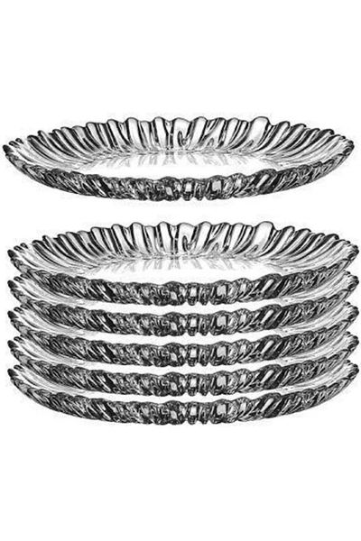 Paşabahçe Aurora Set of 6 Cake Plates