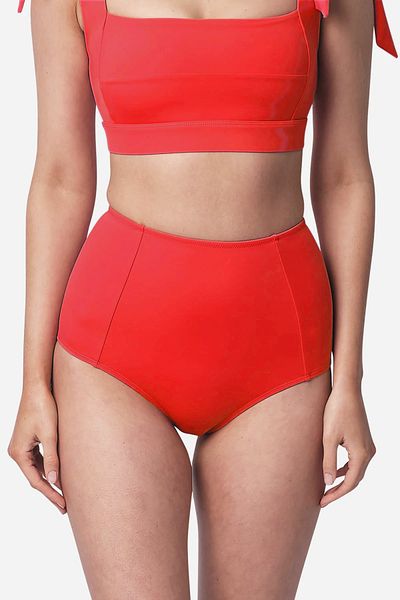 BRNCY Pomegranate Flower Gatherer High Waist Bikini Bottom