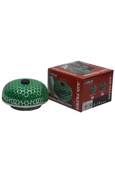 Carub Green-Chrome Mushroom Type Air Filter - Performance